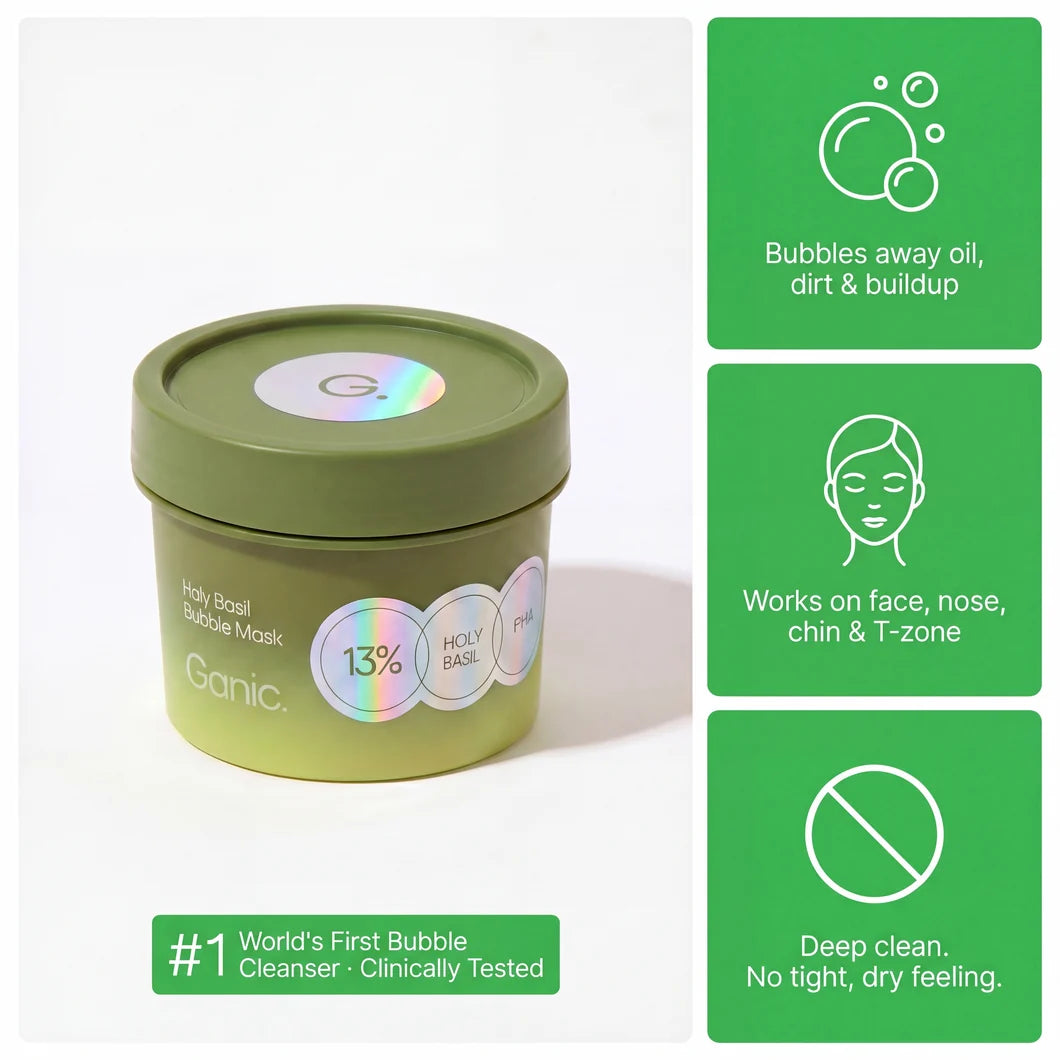 Holy Basil Bubble Deep Mask